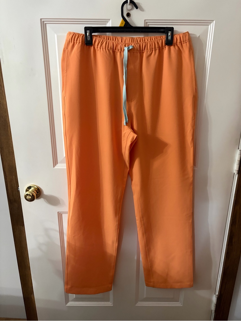 Figs Men's Bright Orange Drawstring Scrub Joggers